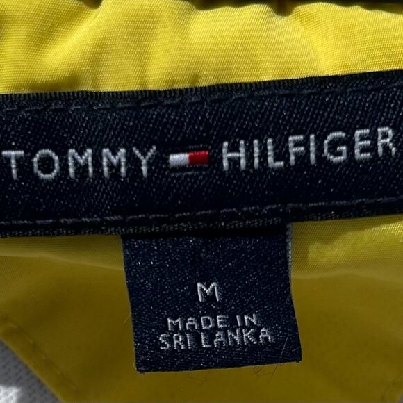 Vintage Tommy Hilfiger 90s Spell Out Rugby Men's Sz M EUC - Picture 3 of 9